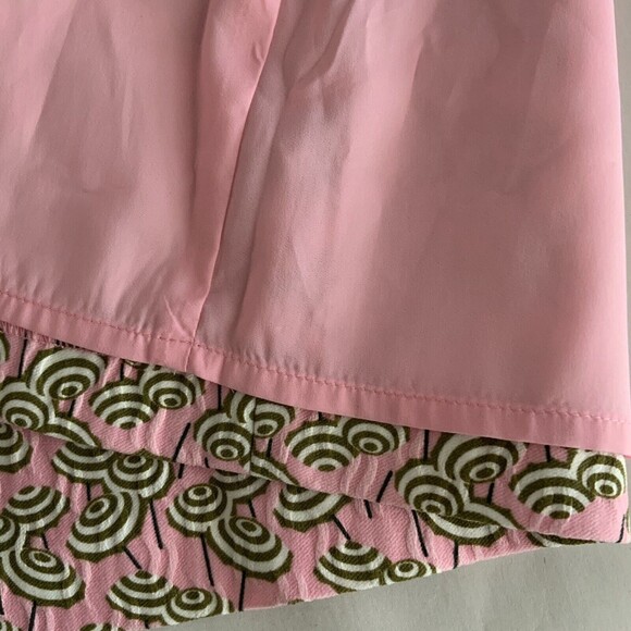 J. Crew Tank Dress Pink Umbrella Print Empire Waist Sleeveless 10 - Picture 11 of 13